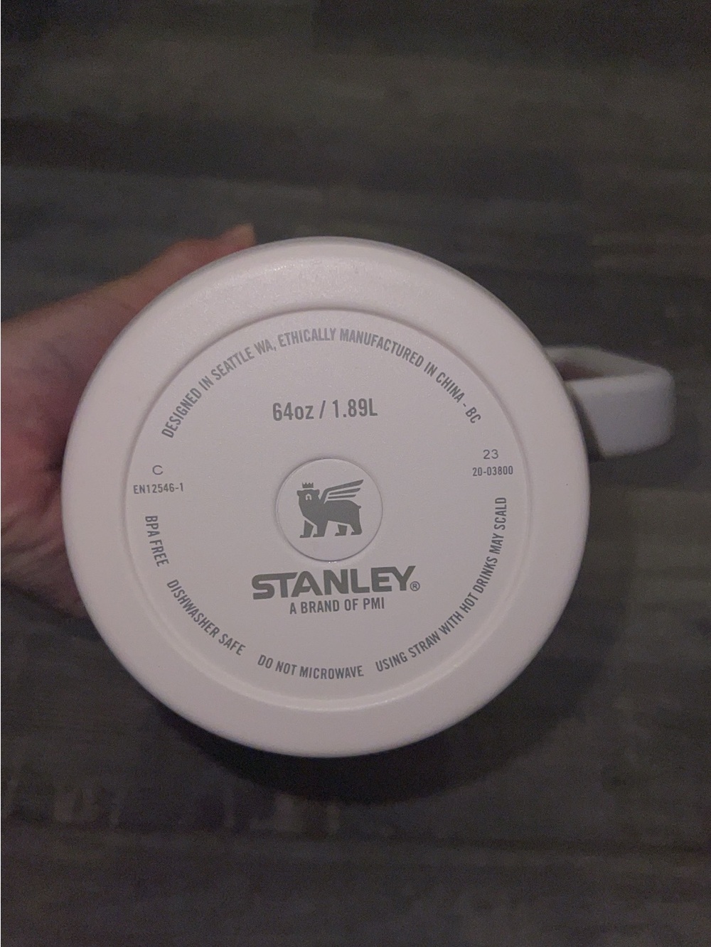 Stanley 64oz Light Pink Tumblr with handle - Picture 3 of 4